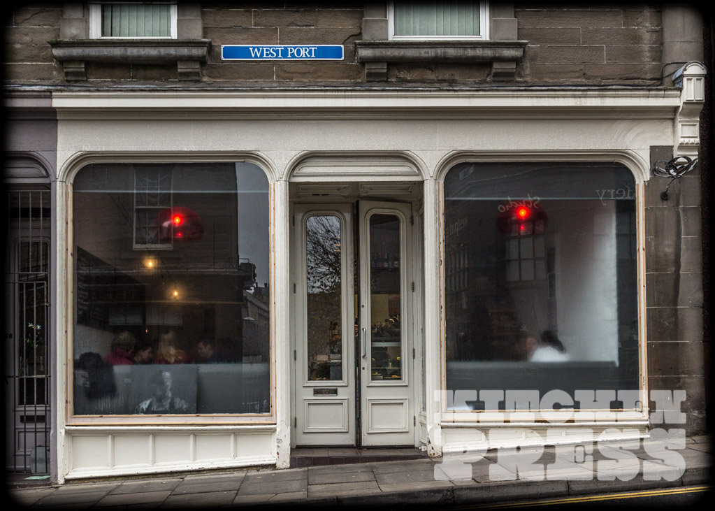 Exterior view of Parlour Cafe Dundee