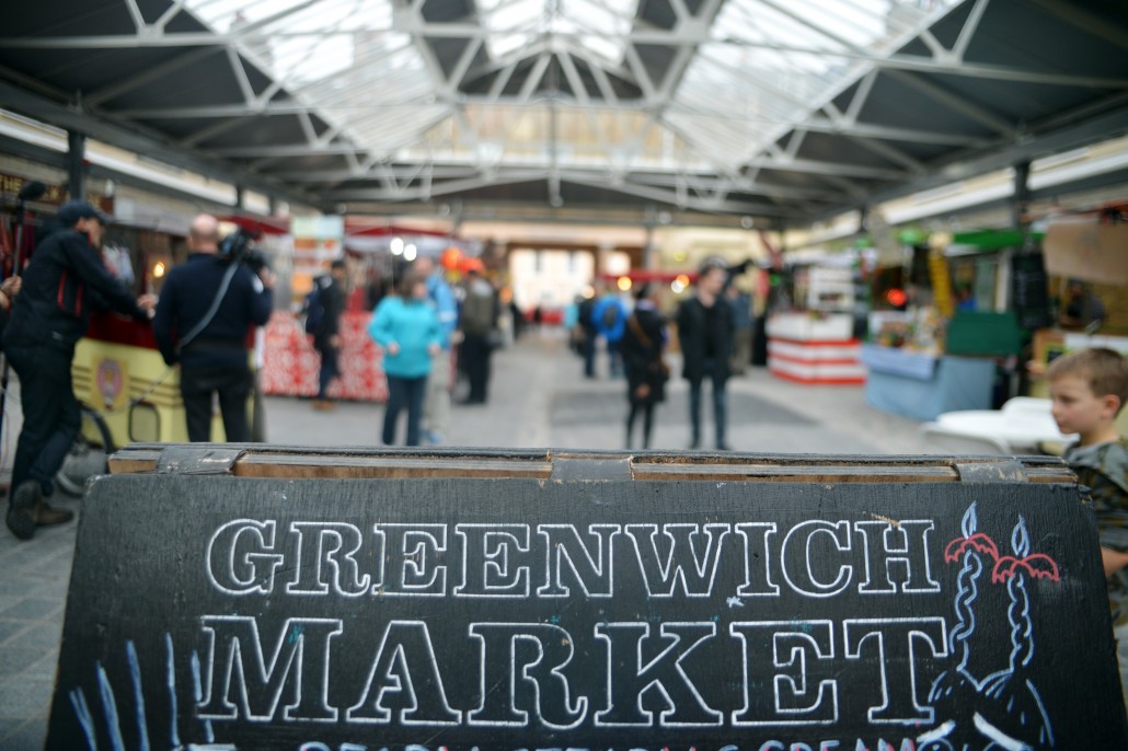 Greenwich Market Cookbook - blackboard