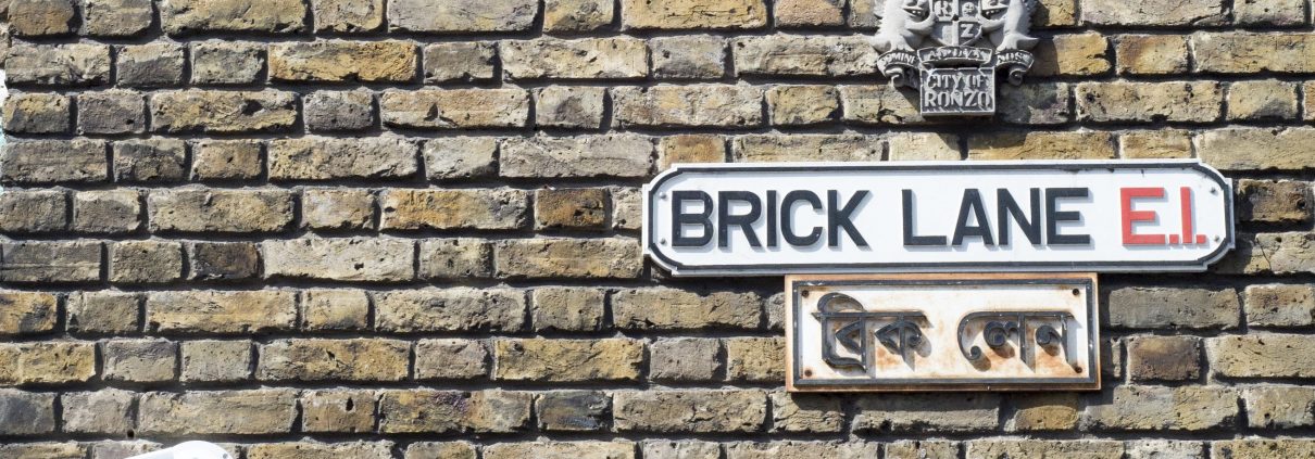 brick lane street sign