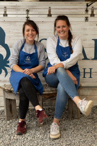 Seafood Shack owners Fenella and Kirsty