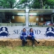 Jane Grigson Trust Award winners Kirsty Scobie & Fenella Renwick outside The Seafood Shack