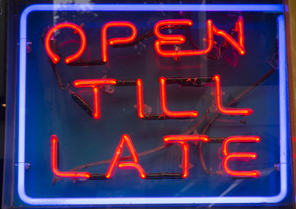 Restaurant sign in Brick Lane.