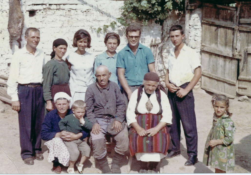 Family in Macedonia in the 1960s