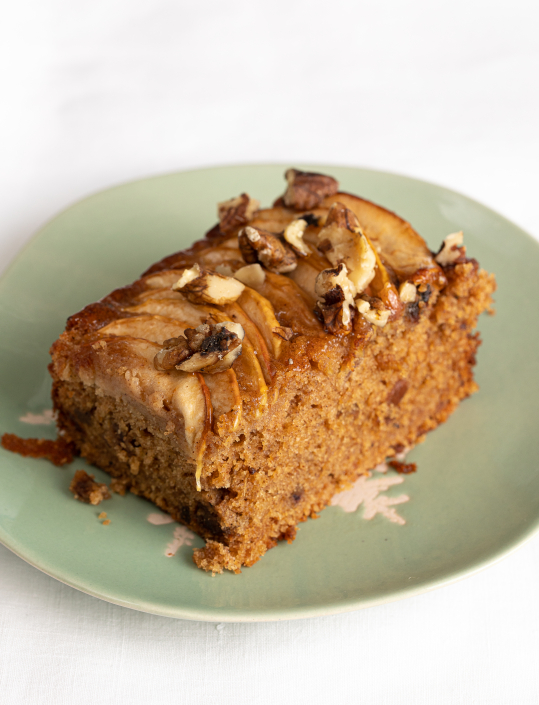 Date, Apple & Walnut cake